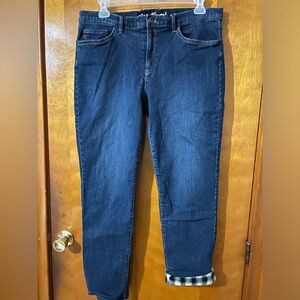 Eddie Bauer flannel lined women’s jeans